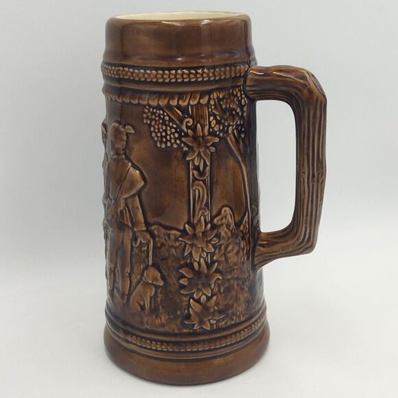 Vintage German Style Hobbiest Beer Stein - Hunting Scene - Picture 1 of 9
